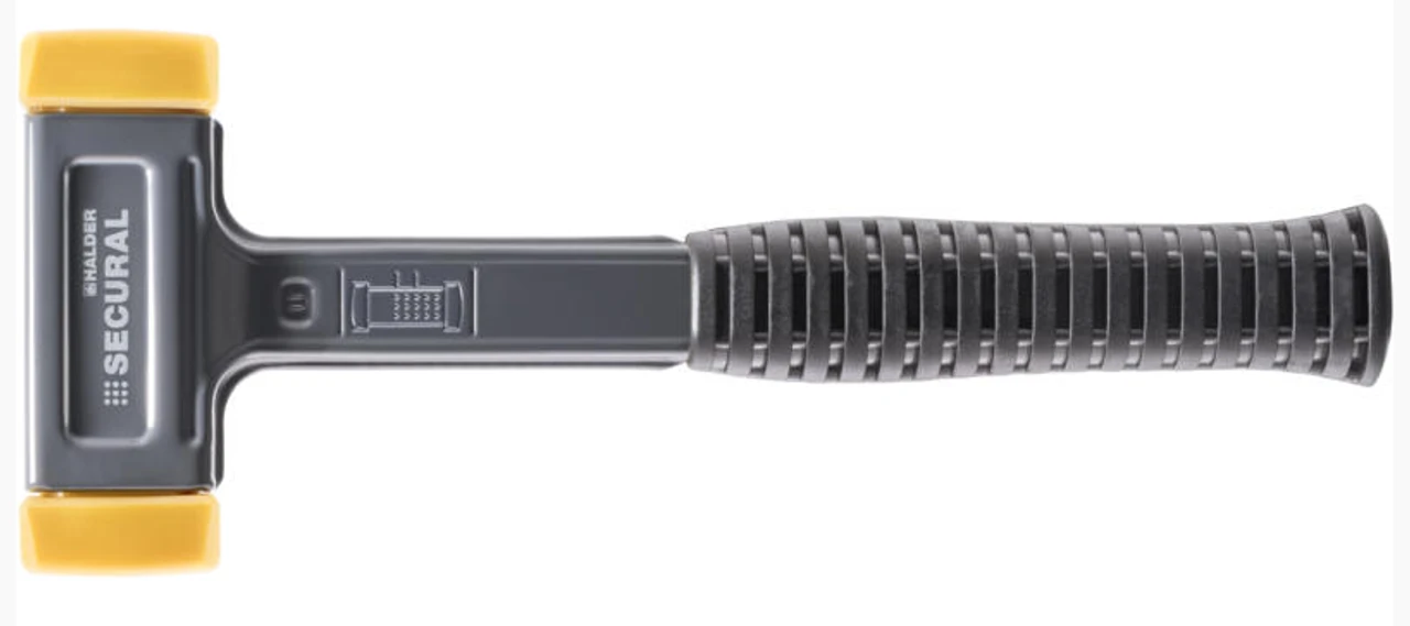 Halder HAL-3380040 Secural Dead Blow Hammer, Rectangular Polyurethane Faces / 24oz 3 Halder HAL-3380040 Secural Dead Blow Hammer, Rectangular Polyurethane Faces / 24oz