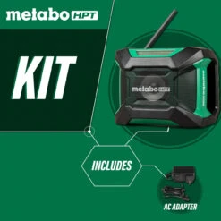 Metabo-HPT HPT-UR18DAQ4M 18V MultiVolt Bluetooth Radio (Tool Only) 22 Metabo-HPT HPT-UR18DAQ4M 18V MultiVolt Bluetooth Radio (Tool Only) -Makita Shop Sales 2022 kit ur18daq4 42869.1684433187