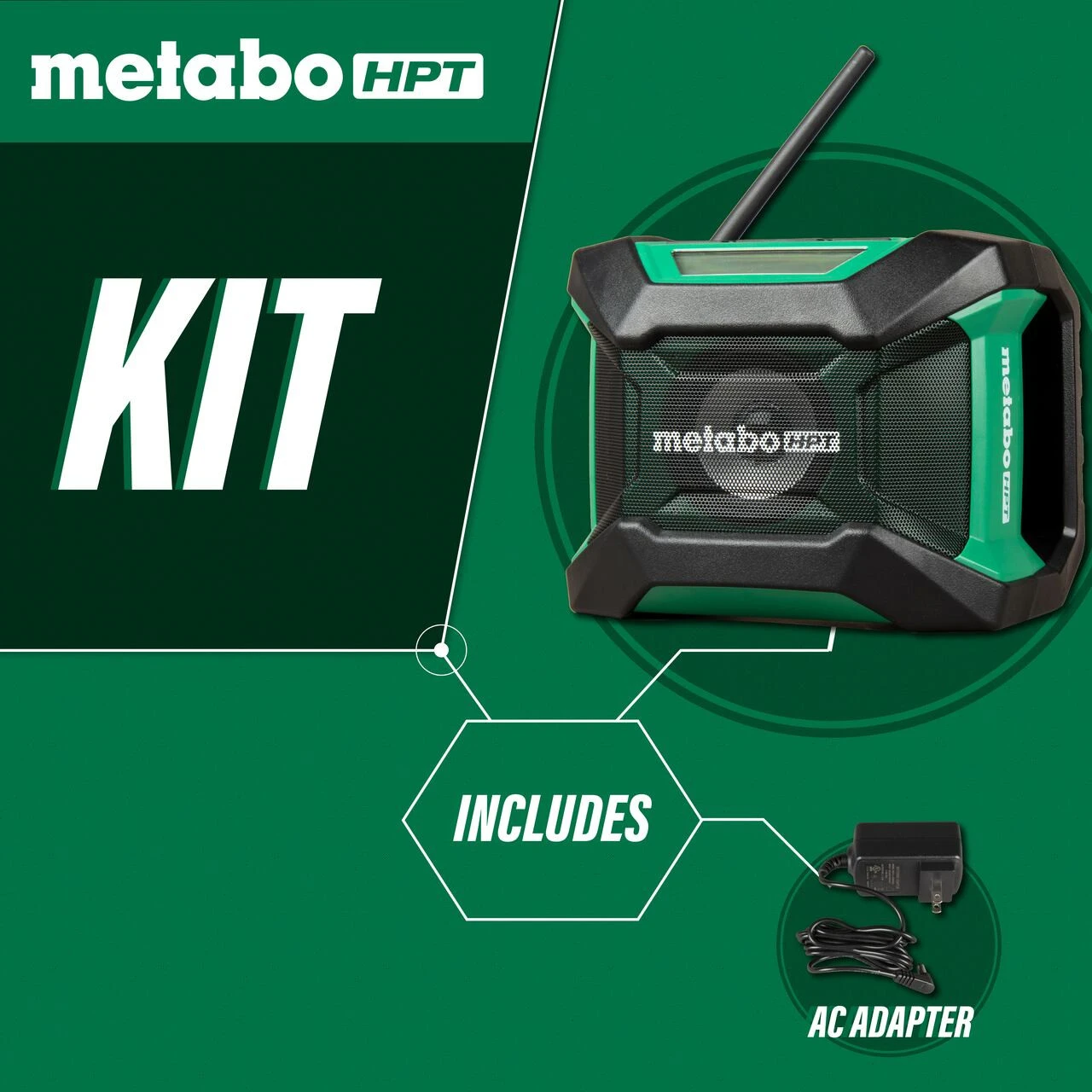 Metabo-HPT HPT-UR18DAQ4M 18V MultiVolt Bluetooth Radio (Tool Only) 12 Metabo-HPT HPT-UR18DAQ4M 18V MultiVolt Bluetooth Radio (Tool Only) - Image 10