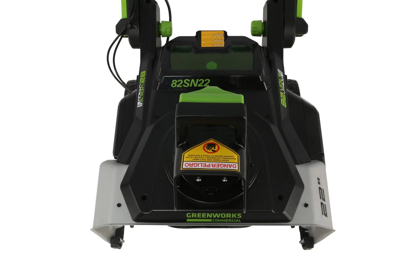 Greenworks Commercial GREEN-82SN22-KIT 82V 22In Snow Thrower Dual Port 4.0Ah Kit 9 Greenworks Commercial GREEN-82SN22-KIT 82V 22In Snow Thrower Dual Port 4.0Ah Kit - Image 7