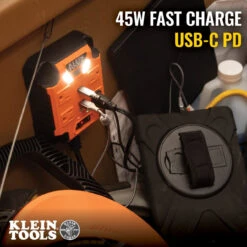 Klein KLE-29601 PowerBox 1, Magnetic Mounted Power Strip With Integrated LED Lights -Makita Shop Sales 29601 callout3 29985.1672840443