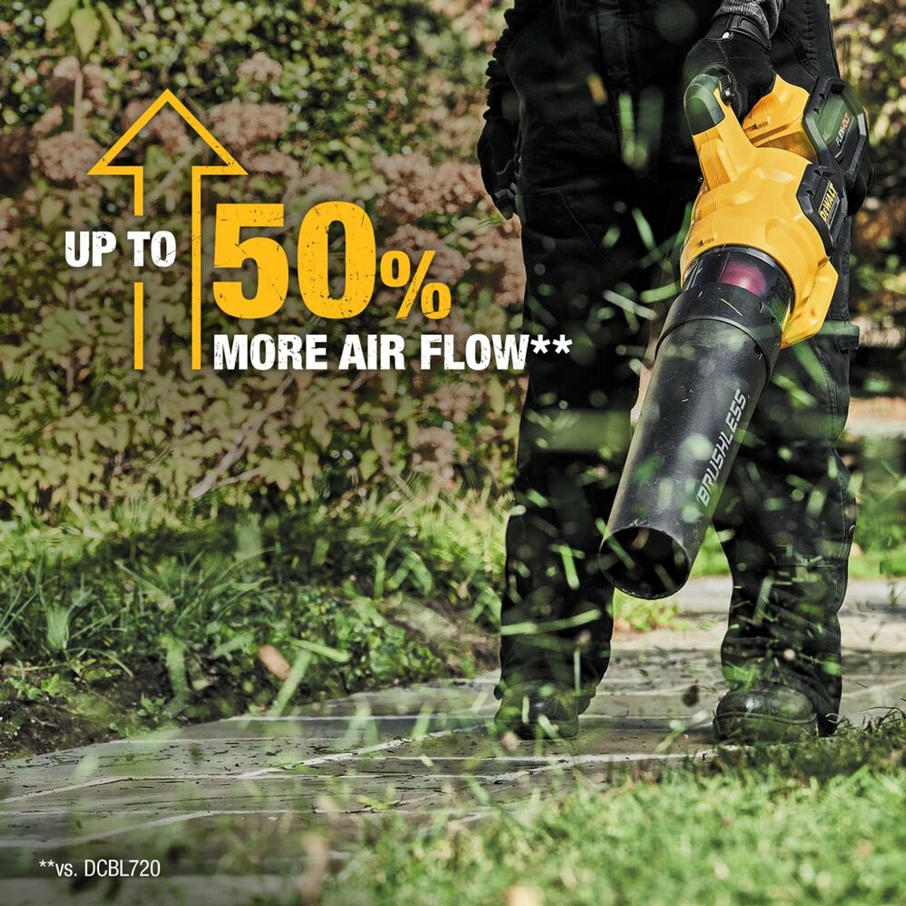 DEWALT DEW-DCBL772B 60V MAX FLEXVOLT Brushless Cordless Handheld Axial Blower (Tool Only) 9 DEWALT DEW-DCBL772B 60V MAX FLEXVOLT Brushless Cordless Handheld Axial Blower (Tool Only) - Image 7