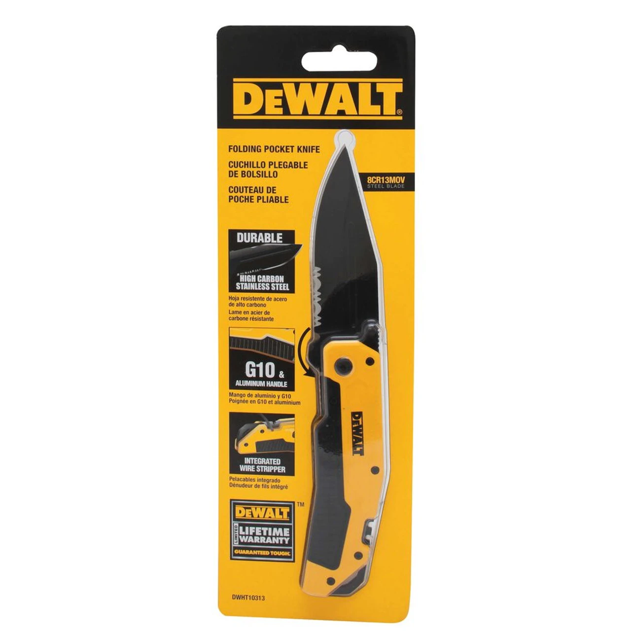 DEWALT DEW-DWHT10313 Premium Folding Pocket Knife 8 DEWALT DEW-DWHT10313 Premium Folding Pocket Knife - Image 6