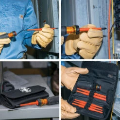 Klein KLE-32288 8-In-1 Insulated Interchangeable Screwdriver Set -Makita Shop Sales 32288 alt12 89451.1656018378