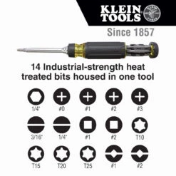 Klein KLE-32305 15-in-1 Multi-Bit Ratcheting Screwdriver -Makita Shop Sales 32305 callout 2 59698.1679321772