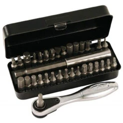 Wiha Tools WIHA-74996 35 Piece Bit Set With Ratchet And Metal Case -Makita Shop Sales 32461 1 87455.1693425526