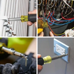 Klein KLE-32500MAG 11-in-1 Magnetic Screwdriver Nut Driver -Makita Shop Sales 32500mag quad 58991.1679318510