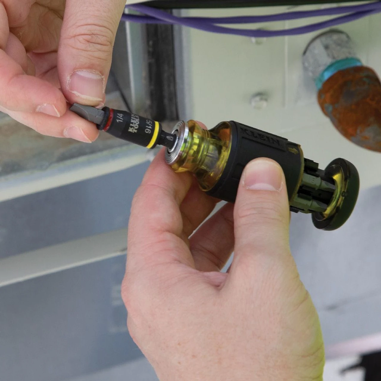 Klein KLE-32768 3 In 1 Impact Flip Socket Set, 1/4-Inch 5/16-Inch 14 Klein KLE-32768 3 In 1 Impact Flip Socket Set, 1/4-Inch 5/16-Inch - Image 12