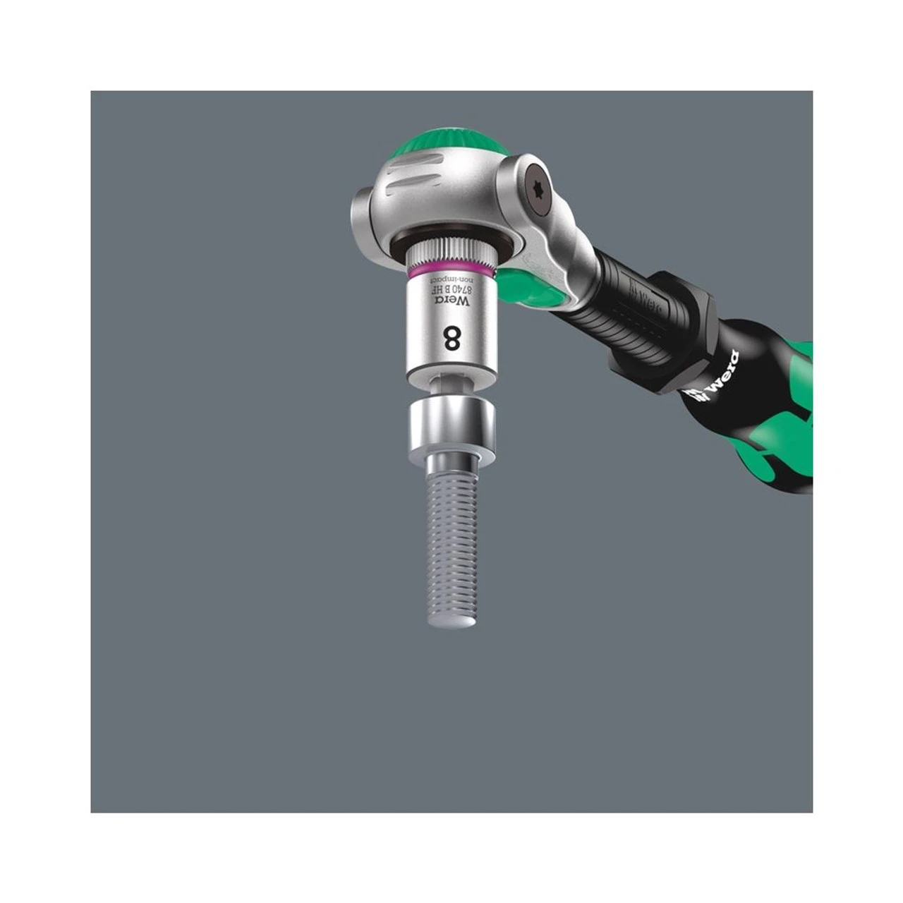 Wera Tools WERA-5003536001 3/8 Drive 8100 SB All-in Zyklop Speed Ratchet Set 6 Wera Tools WERA-5003536001 3/8 Drive 8100 SB All-in Zyklop Speed Ratchet Set - Image 4