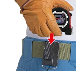 Tajima TAJ-GS-MC16BW GS-Lock, 16FT X 1In Strong Tape & Horned Magnetic Hook With Compatible Clip -Makita Shop Sales 51RJXlYCXzL 71883.1651090922