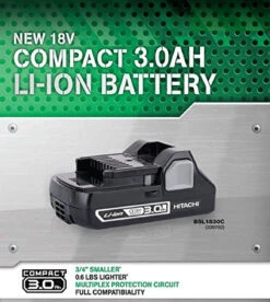 Metabo-HPT HPT-339782 Compact 18V 3.0 Amp Hour Lithium-Ion Slide Style Battery 7 Metabo-HPT HPT-339782 Compact 18V 3.0 Amp Hour Lithium-Ion Slide Style Battery -Makita Shop Sales 51oRHvB60WL 92472.1515622106