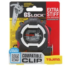 Tajima TAJ-GS-MC16BW GS-Lock, 16FT X 1In Strong Tape & Horned Magnetic Hook With Compatible Clip -Makita Shop Sales 51yxzDihg8L 05281.1651090922