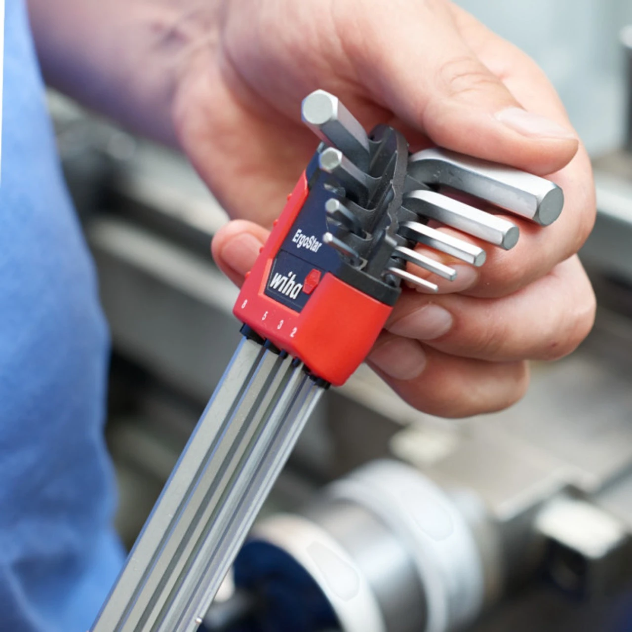 Wiha Tools WIHA-66990 9 Piece MagicRing Ball End Hex L-Key Set - Metric 7 Wiha Tools WIHA-66990 9 Piece MagicRing Ball End Hex L-Key Set - Metric - Image 5