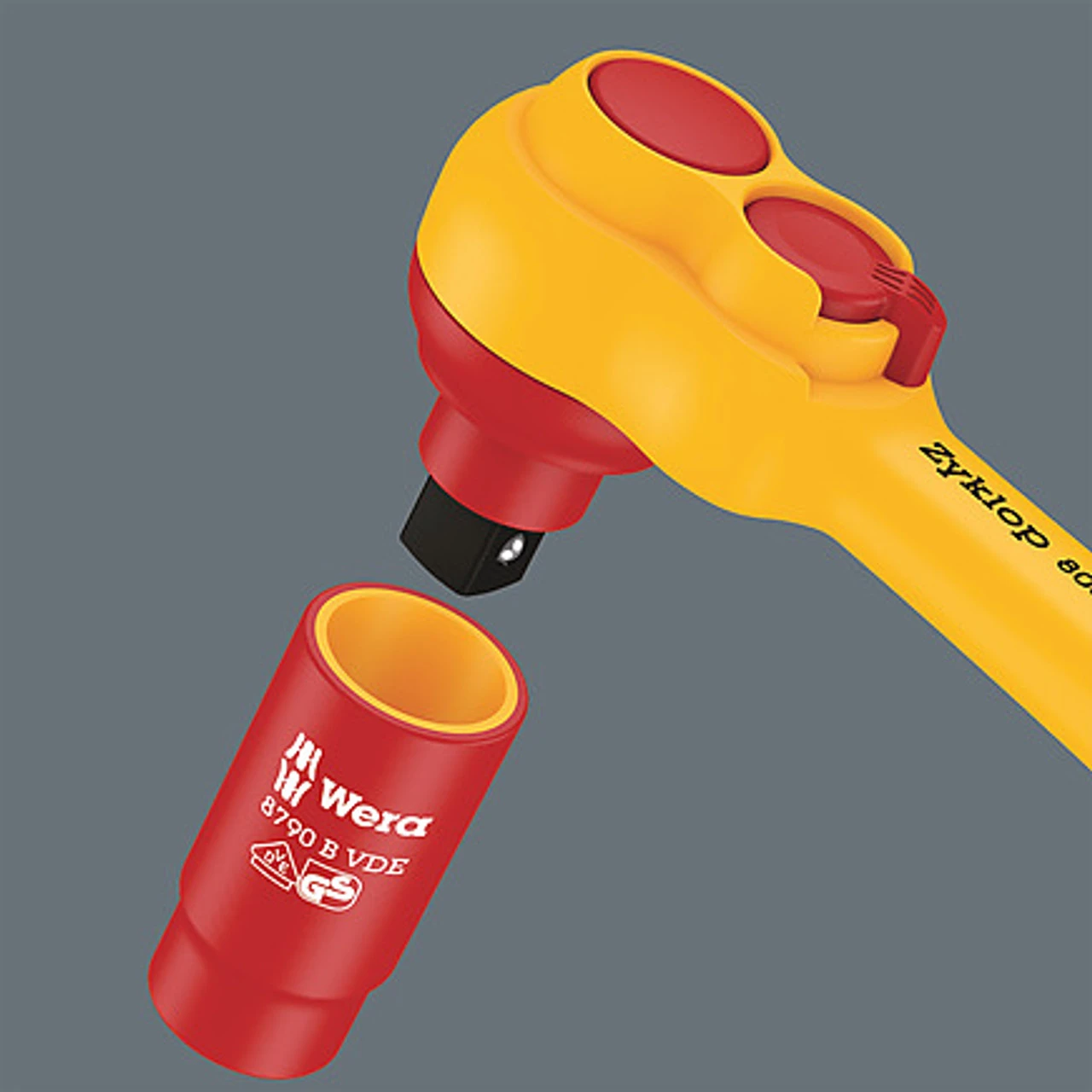 Wera Tools WERA-05004970001 8100 SB VDE 1 Zyklop Ratchet Set - Insulated - Switch Lever - 3/8" Drive - Metric (17-Pieces) 10 Wera Tools WERA-05004970001 8100 SB VDE 1 Zyklop Ratchet Set - Insulated - Switch Lever - 3/8" Drive - Metric (17-Pieces) - Image 8