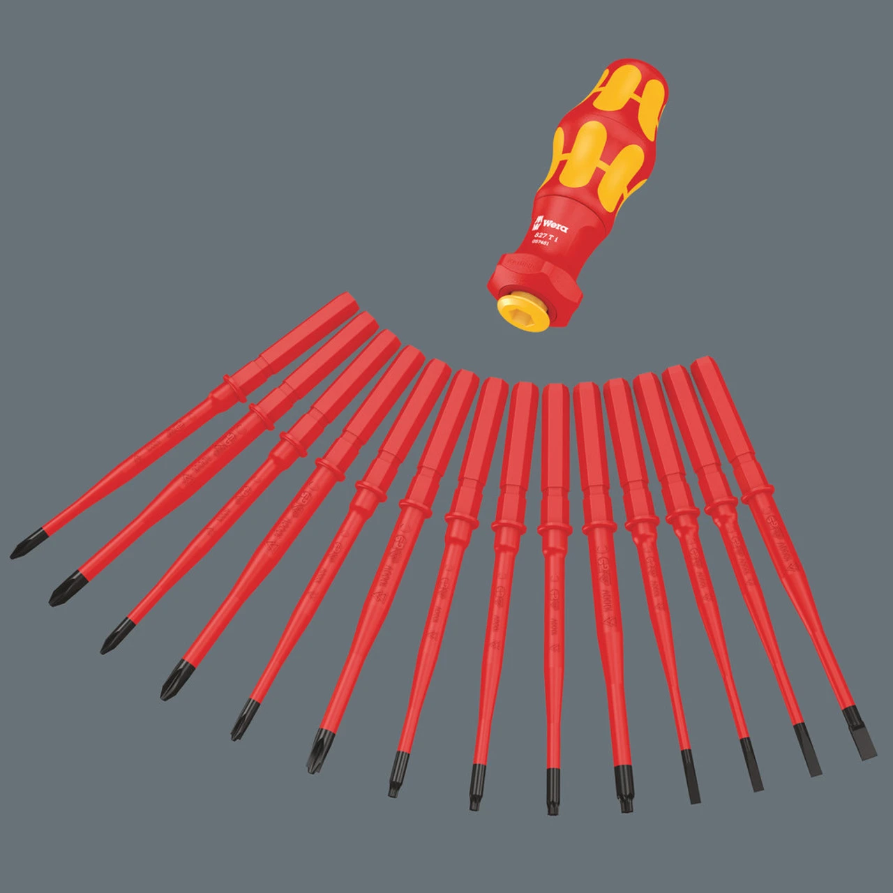 Wera Tools WERA-0505748XX01 16pc Kraftform Kompakt Turbo I Insulated Screwdriver Set 5 Wera Tools WERA-0505748XX01 16pc Kraftform Kompakt Turbo I Insulated Screwdriver Set - Image 3