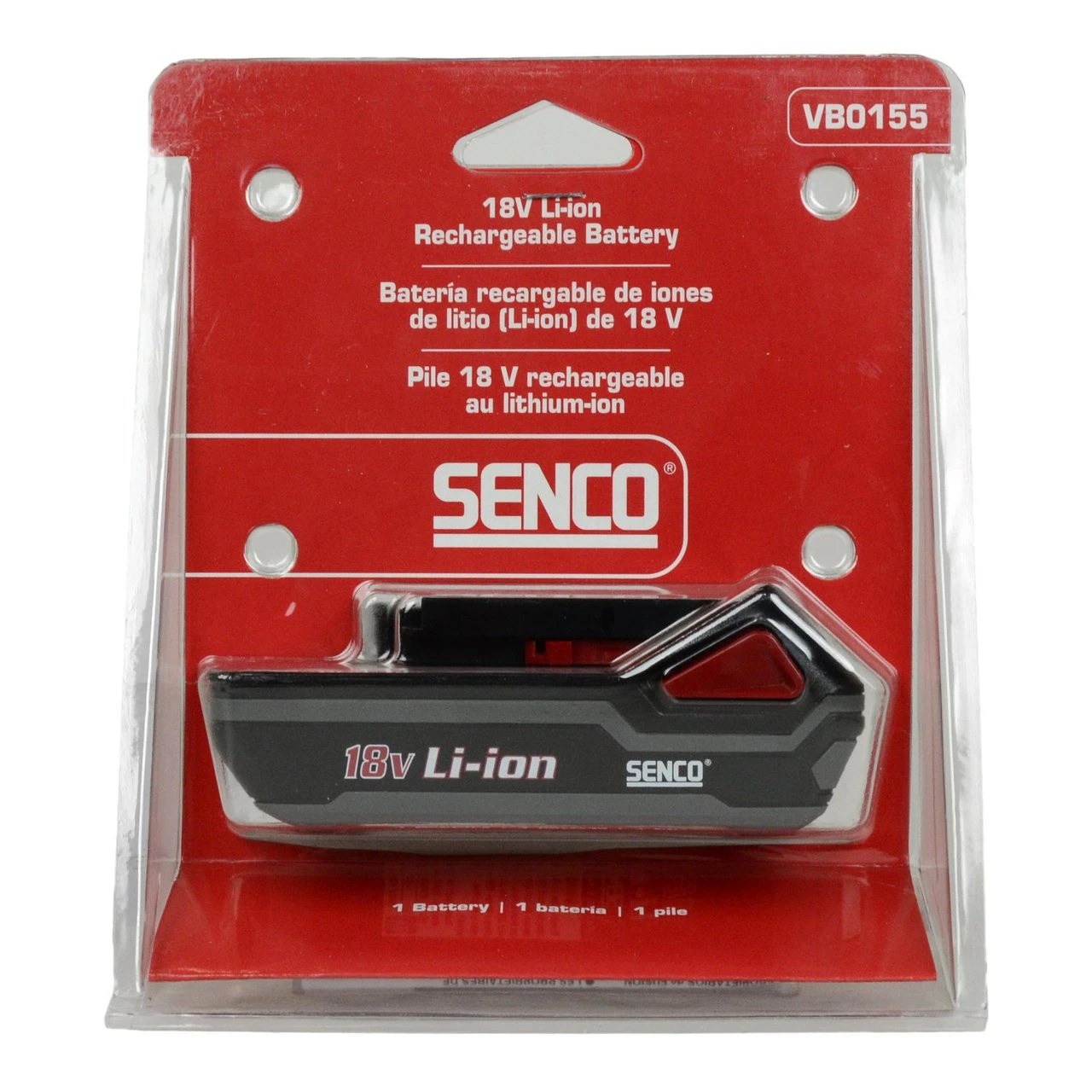 Senco SEN-VBO155 18V Li-Ion Battery 1.5 Amp Hour 3 Senco SEN-VBO155 18V Li-Ion Battery 1.5 Amp Hour