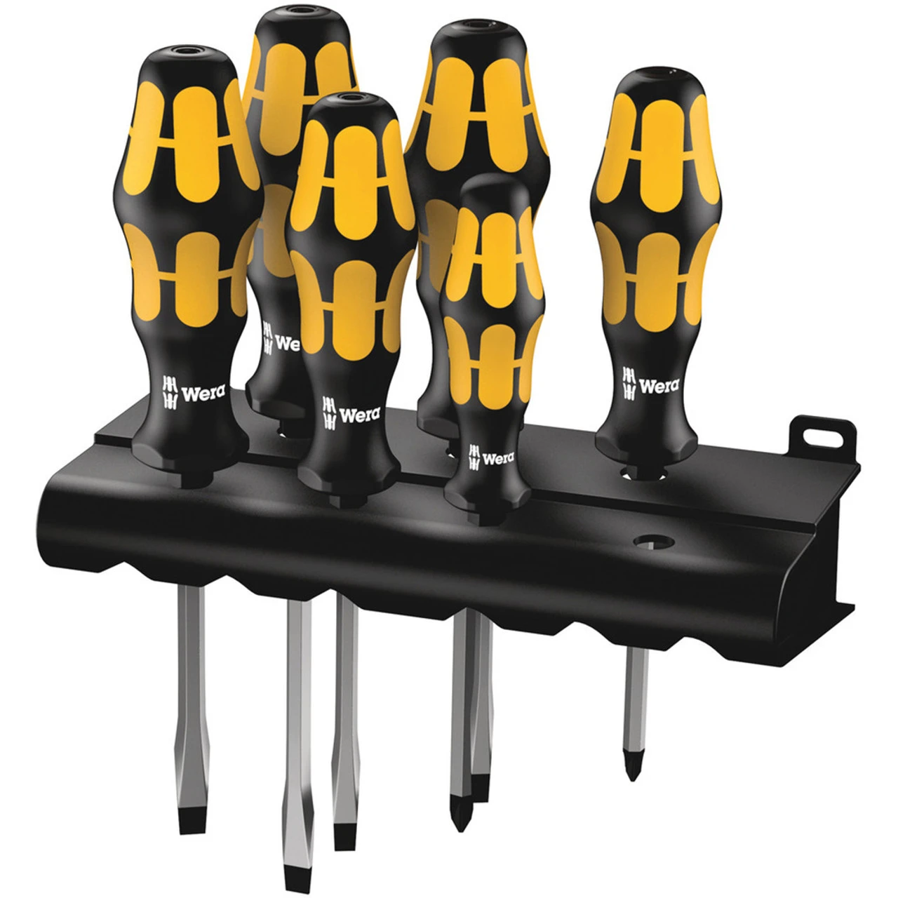 Wera Tools WERA-05018283001932 S/6 Screwdriver KRAFTFORM Chiseldriver 6-Piece Set & Rack 3 Wera Tools WERA-05018283001932 S/6 Screwdriver KRAFTFORM Chiseldriver 6-Piece Set & Rack