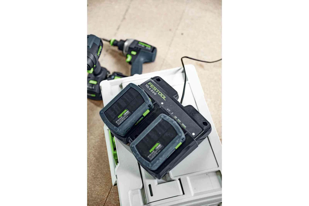 Festool FES-577108 SYS 18V 2x4.0 / TCL 6 DUO BATTERY / CHARGER 7 Festool FES-577108 SYS 18V 2x4.0 / TCL 6 DUO BATTERY / CHARGER - Image 5