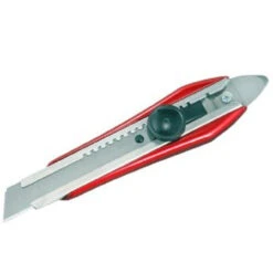 Tajima TAJ-AC-521R Aluminist 3/4" Knife With Pry Tab/Dial Lock/Red