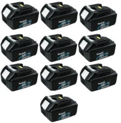 Makita MAK-BL1830-10 18V Lithium-Ion BL1830 10 Pack-3AH (Bulk)