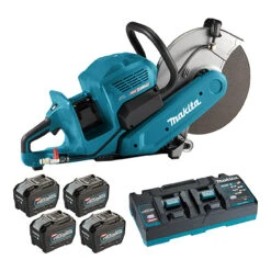 Makita MAK-CE001GL401(40VX2) Max XGT Brushless Cordless 14" Power Cutter W/ AFT & XPT (8.0 Ah X4 Kit)