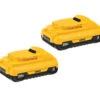 DEWALT DEW-DCB240-2 20V MAX Compact 4.0Ah Battery (2-Pack ) 2 DEWALT DEW-DCB240-2 20V MAX Compact 4.0Ah Battery (2-Pack ) -Makita Shop Sales DCB240 2 side view 22470.1585591431