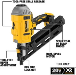 DEWALT DEW-DCN692B Gen3 20V MAX XR Brushless Dual Speed Framing Nailer Bare Tool 8 DEWALT DEW-DCN692B Gen3 20V MAX XR Brushless Dual Speed Framing Nailer Bare Tool -Makita Shop Sales DCN692B 3 12647.1610481941