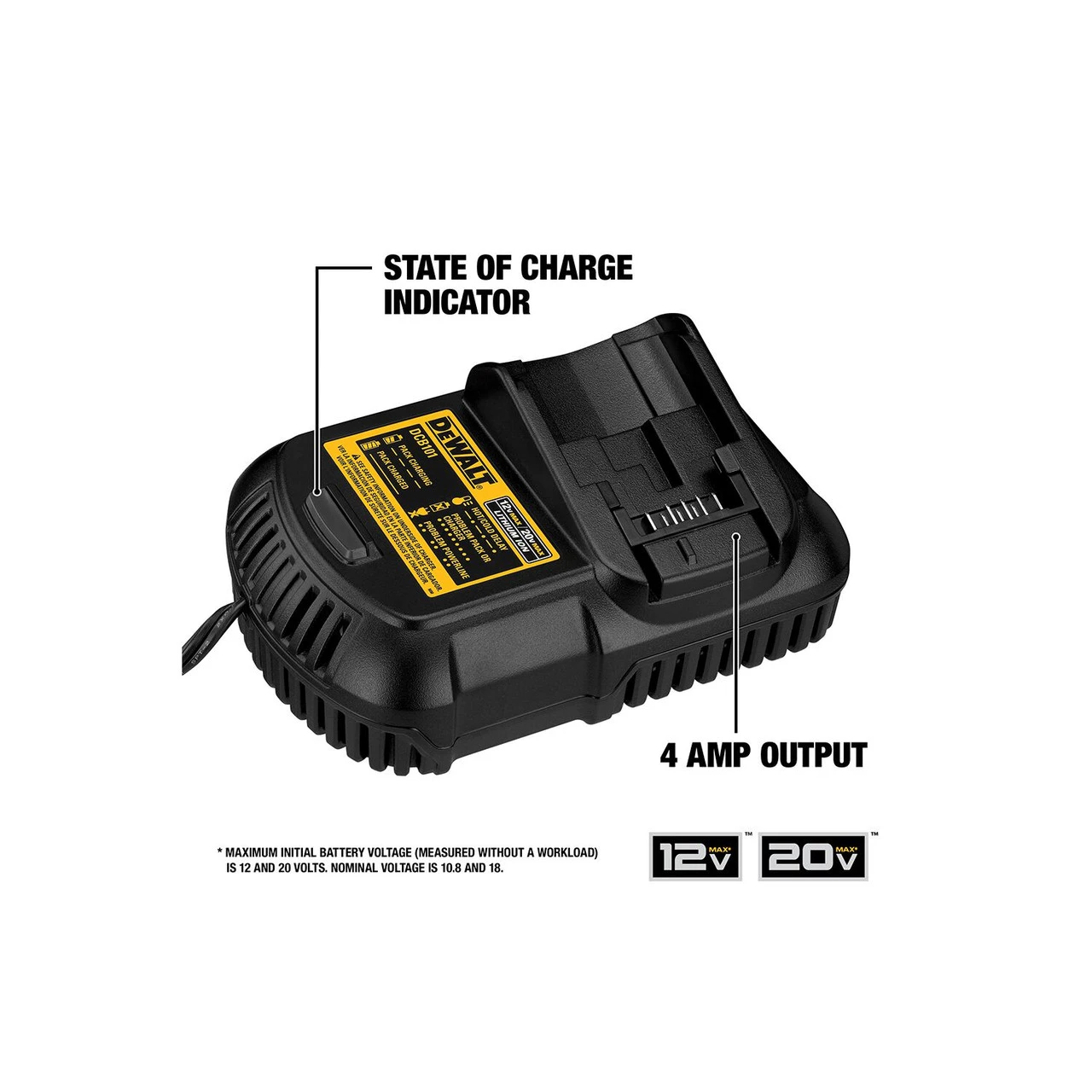 DEWALT DEW-DCB205CK 20V MAX 5.0Ah Battery Charger Kit With Bag 6 DEWALT DEW-DCB205CK 20V MAX 5.0Ah Battery Charger Kit With Bag - Image 4