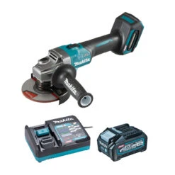 Makita MAK-GA005GM102 XGT 40V (4.0 Ah) Max Li-Ion Brushless 5" Angle Grinder Kit (Slide Switch)
