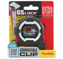 Tajima TAJ-GS-C16BW GS-Lock, 16FT X 1In Strong Tape & Hook With Compatible Clip 9 Tajima TAJ-GS-C16BW GS-Lock, 16FT X 1In Strong Tape & Hook With Compatible Clip -Makita Shop Sales GS C16BW 1 57961.1651092082