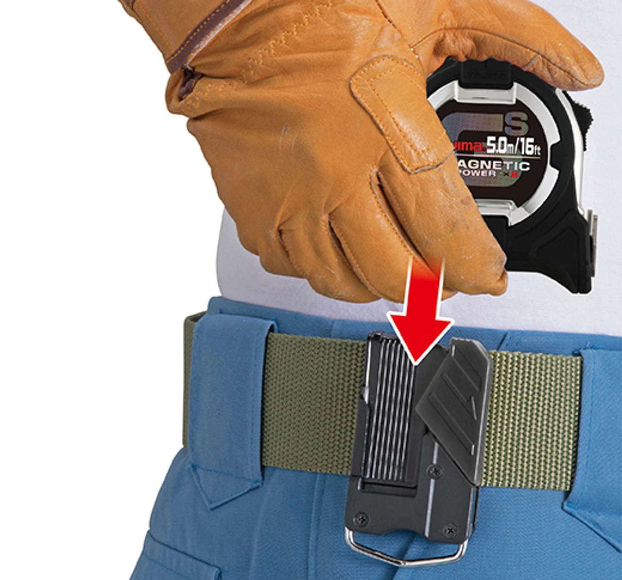 Tajima TAJ-GS-SC16/5MBW GS-Lock, 16FT/5M X 1In Strong Tape & Magnetic Power X 2 With Compatible Clip 8 Tajima TAJ-GS-SC16/5MBW GS-Lock, 16FT/5M X 1In Strong Tape & Magnetic Power X 2 With Compatible Clip - Image 6