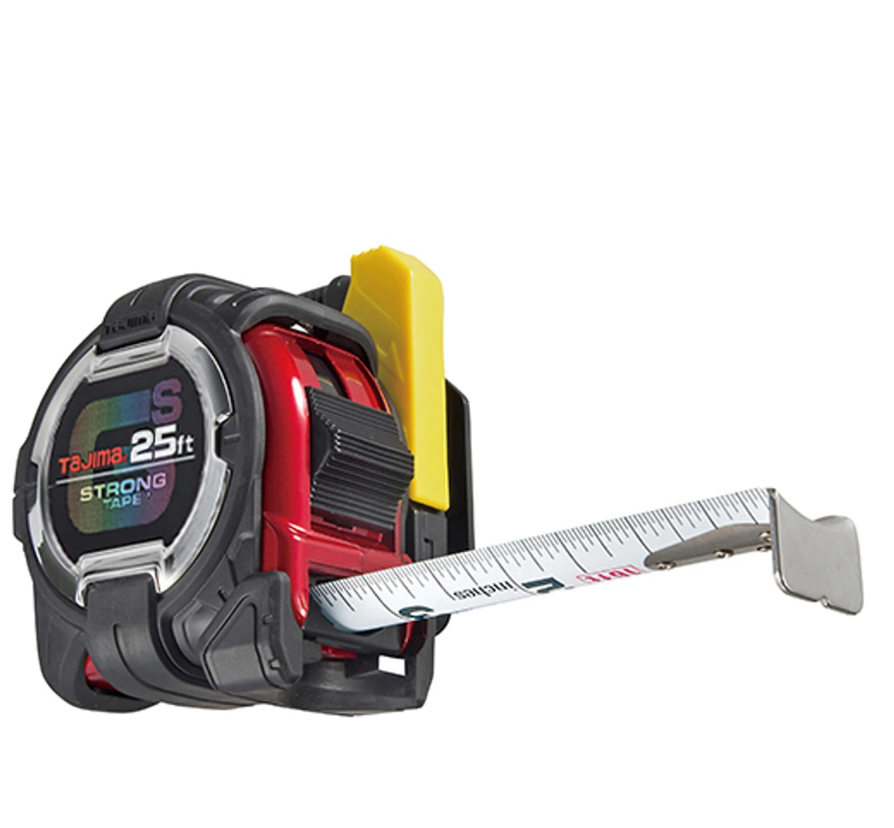 Tajima TAJ-GSSF-25BW 25ft GS-Lock Tape Measure W/ Safety Belt Holder 6 Tajima TAJ-GSSF-25BW 25ft GS-Lock Tape Measure W/ Safety Belt Holder - Image 4