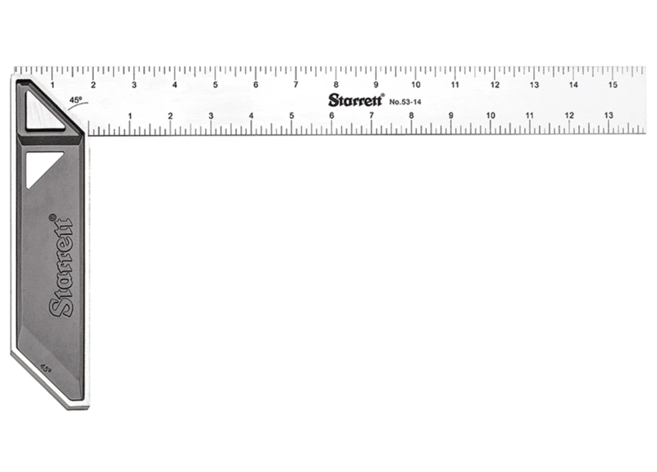 Starrett STAR-K53-14-N 14" Stainless Steel Carpenter's Try Square 3 Starrett STAR-K53-14-N 14" Stainless Steel Carpenter's Try Square