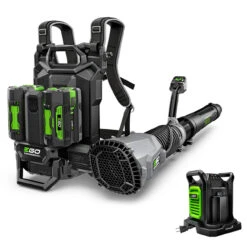 EGO Power EGO-LBPX8004-2 56V 800 CFM Commercial Backpack Blower With Peak Power 2x 6.0Ah Kit