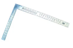 Martinez MTZ-4291_Ti Titanium Framing Square 24 In. X 16 In. With Scribe Marks