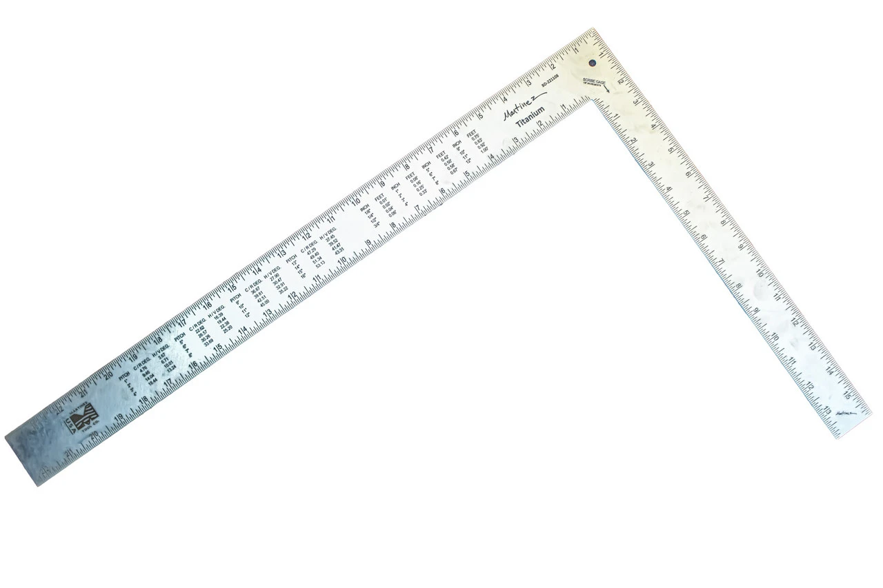 Martinez MTZ-4293_Ti Titanium Framing Square 24 In. X 16 In. Without Scribe Marks 3 Martinez MTZ-4293_Ti Titanium Framing Square 24 In. X 16 In. Without Scribe Marks