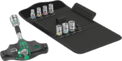 Wera Tools WERA-05023470001 9-Piece Kraftform Kompackt T-Handle Set 2 - Metric