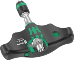 Wera Tools WERA-05023461001 1/4" Hex Drive 416 RA T-Handle W/ Ratchet Function