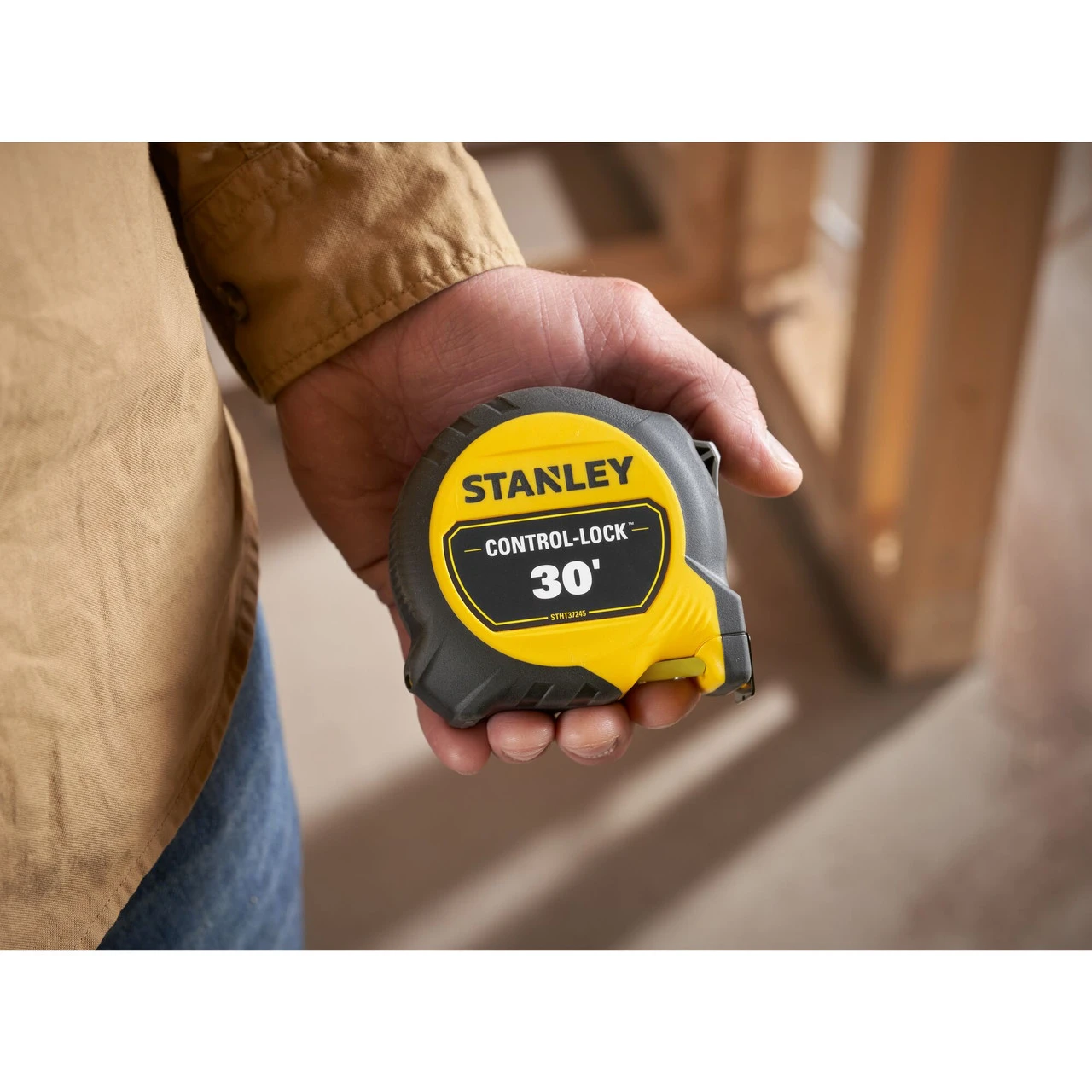 Stanley Hand Tools ST-STHT37245 30ft Control Lock Tape Measure 10 Stanley Hand Tools ST-STHT37245 30ft Control Lock Tape Measure - Image 8