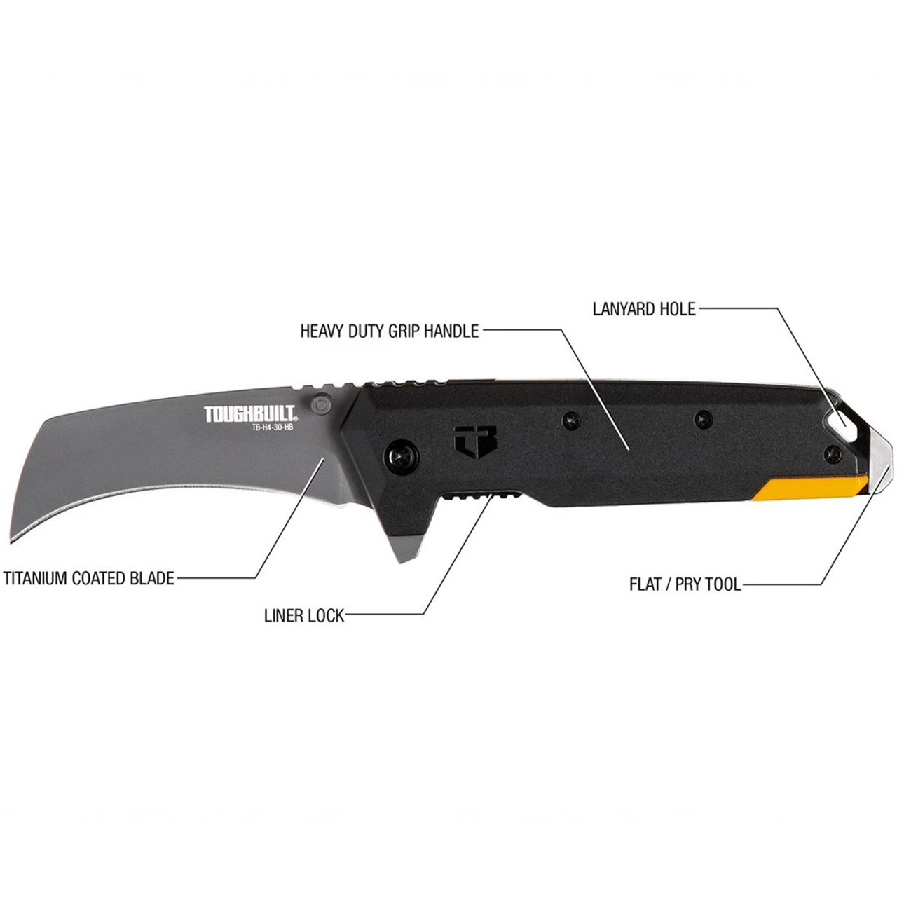 ToughBuilt TB-H4-30-HB Hawkbill Folding Knife 6 ToughBuilt TB-H4-30-HB Hawkbill Folding Knife - Image 4