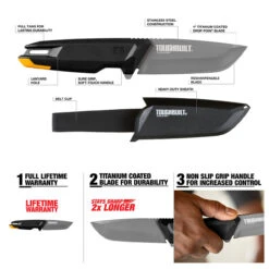 ToughBuilt TB-H4S-40-TMK-2 Tradesman Knife W/ Sheath -Makita Shop Sales TB H4S 40 TMK 2 Infographic 60015.1669046334