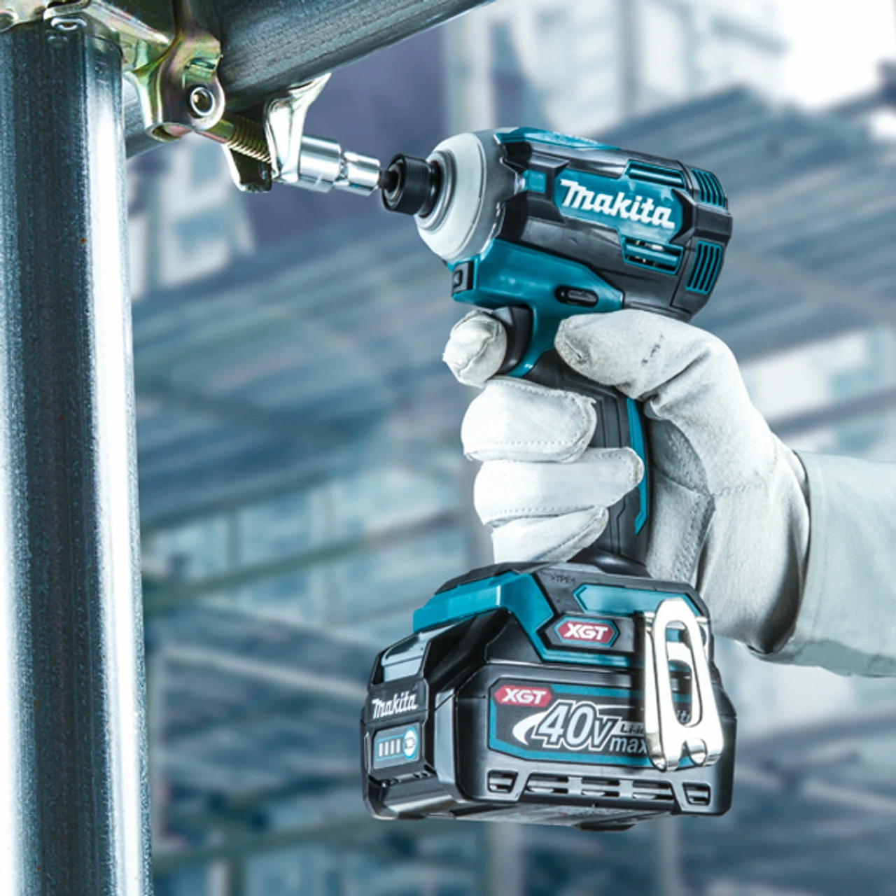 Makita MAK-TD001GZ XGT 40V Max Li-Ion Brushless 1/4" Impact Driver 6 Makita MAK-TD001GZ XGT 40V Max Li-Ion Brushless 1/4" Impact Driver - Image 4