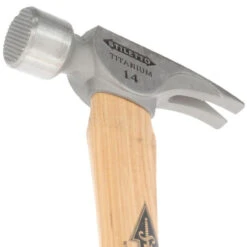 Stiletto Tool STIL-TI14MC 14oz Titanium Hammer With Milled Face And 18" Curved Hickory Handle -Makita Shop Sales TI14MC 3 21062.1553521452