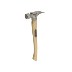 Stiletto Tool STIL-TI16MC 16oz Titanium Hammer With Milled Face And 18" Curved Hickory Handle