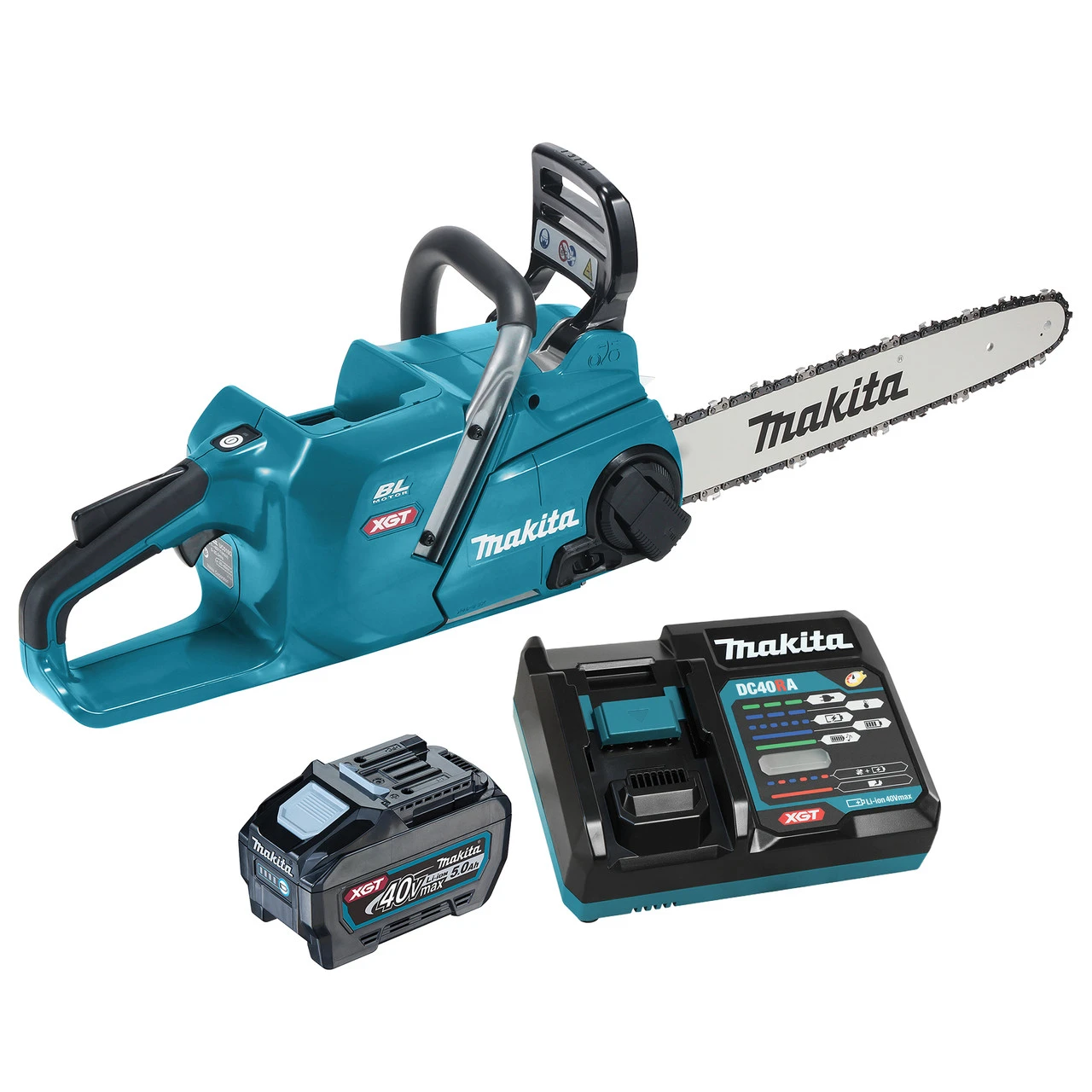 Makita MAK-UC016GT101 40V MAX XGT Brushless 16" Rear Handle Chainsaw With Wet Guard 5.0Ah Kit 3 Makita MAK-UC016GT101 40V MAX XGT Brushless 16" Rear Handle Chainsaw With Wet Guard 5.0Ah Kit