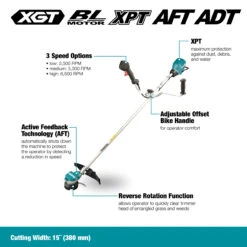 Makita MAK-UR002GZ 40V Max XGT Brushless Line Trimmer Bare Tool (Bike Handle) -Makita Shop Sales UR002GZ 03 19181.1670437732