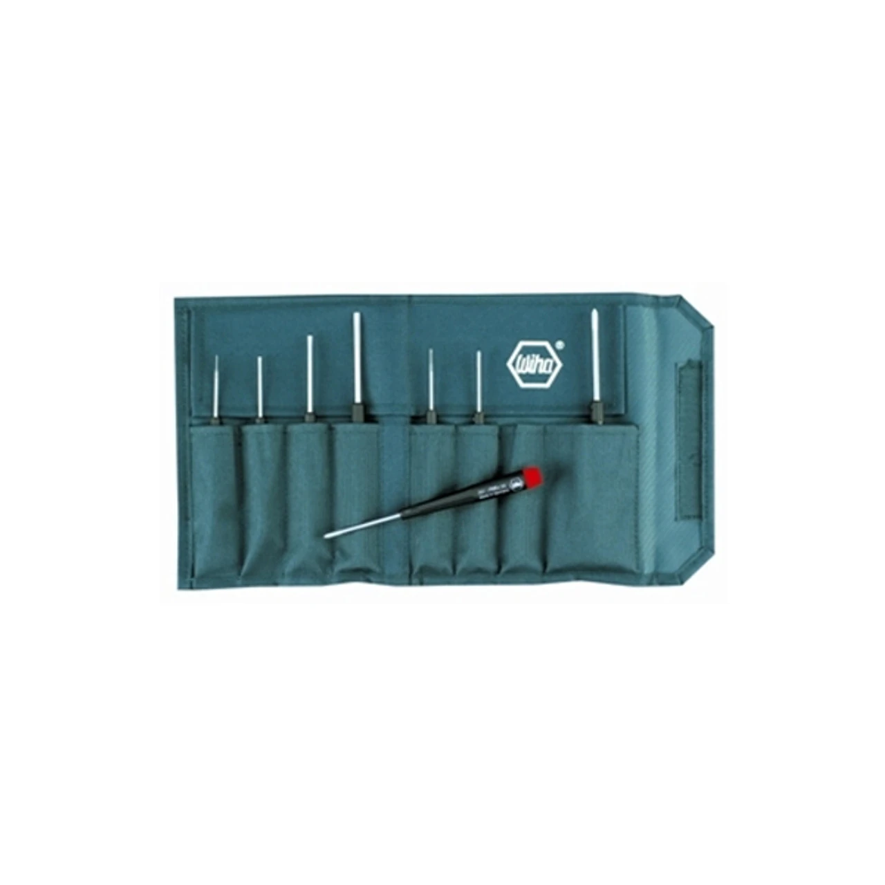 Wiha Tools WIHA-26199 Slotted & Phillips Precision 8 Piece Screwdrivers Set In Pouch 3 Wiha Tools WIHA-26199 Slotted & Phillips Precision 8 Piece Screwdrivers Set In Pouch