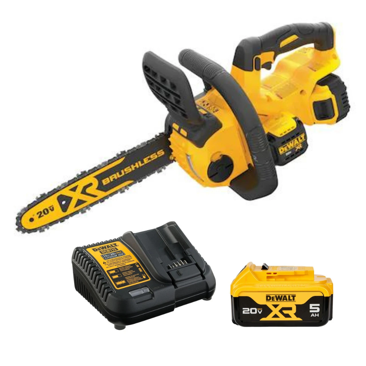 DEWALT DEW-DCCS620P1 20V MAX Compact 12 In. Cordless Chainsaw Kit 3 DEWALT DEW-DCCS620P1 20V MAX Compact 12 In. Cordless Chainsaw Kit