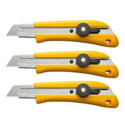 Olfa Blades OLFA-BN-L/CP3 3pk 18mm Ratchet Lock Basic Utility Knife