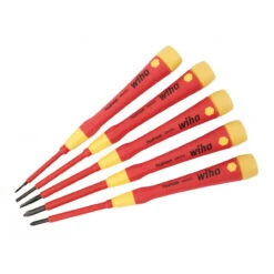 Wiha Tools WIHA-32085 Insulated PicoFinish Slotted/Philips 5 Piece Screwdriver Set